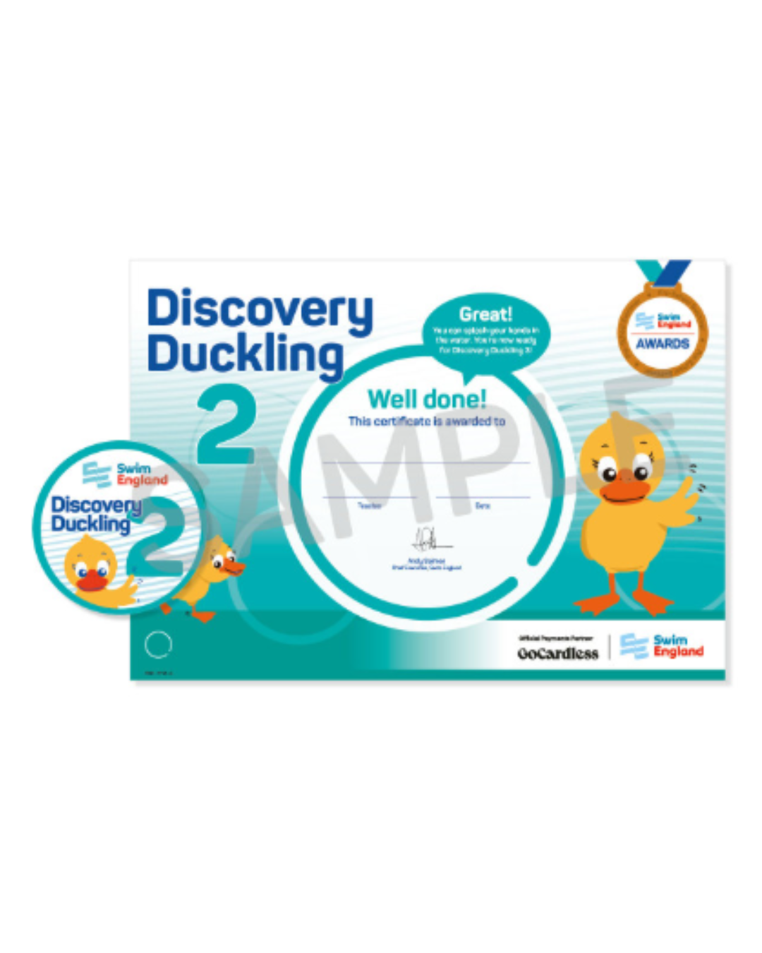 Discovery Ducklings 2 Certificate and Badge