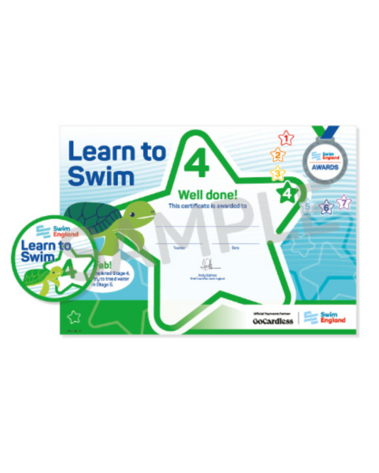 Stage 4 Certificate and Badge