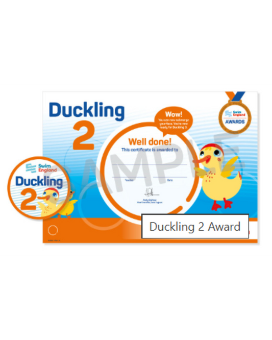 Ducklings 2 Certificate and Badge